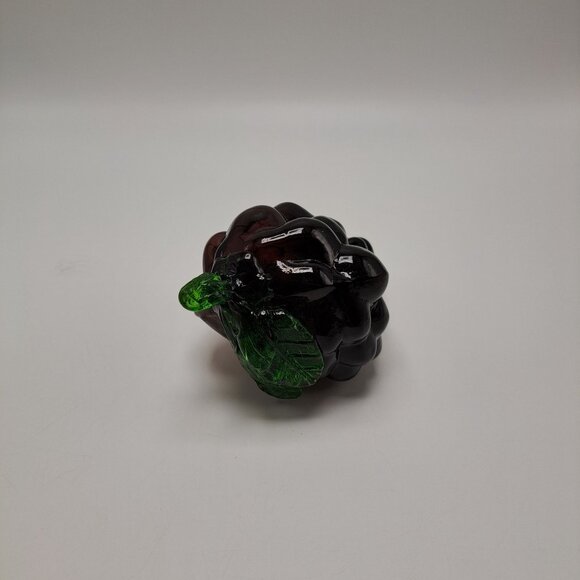 Blenko Blown Art Glass Grape Cluster Purple Green Decor - Picture 2 of 8